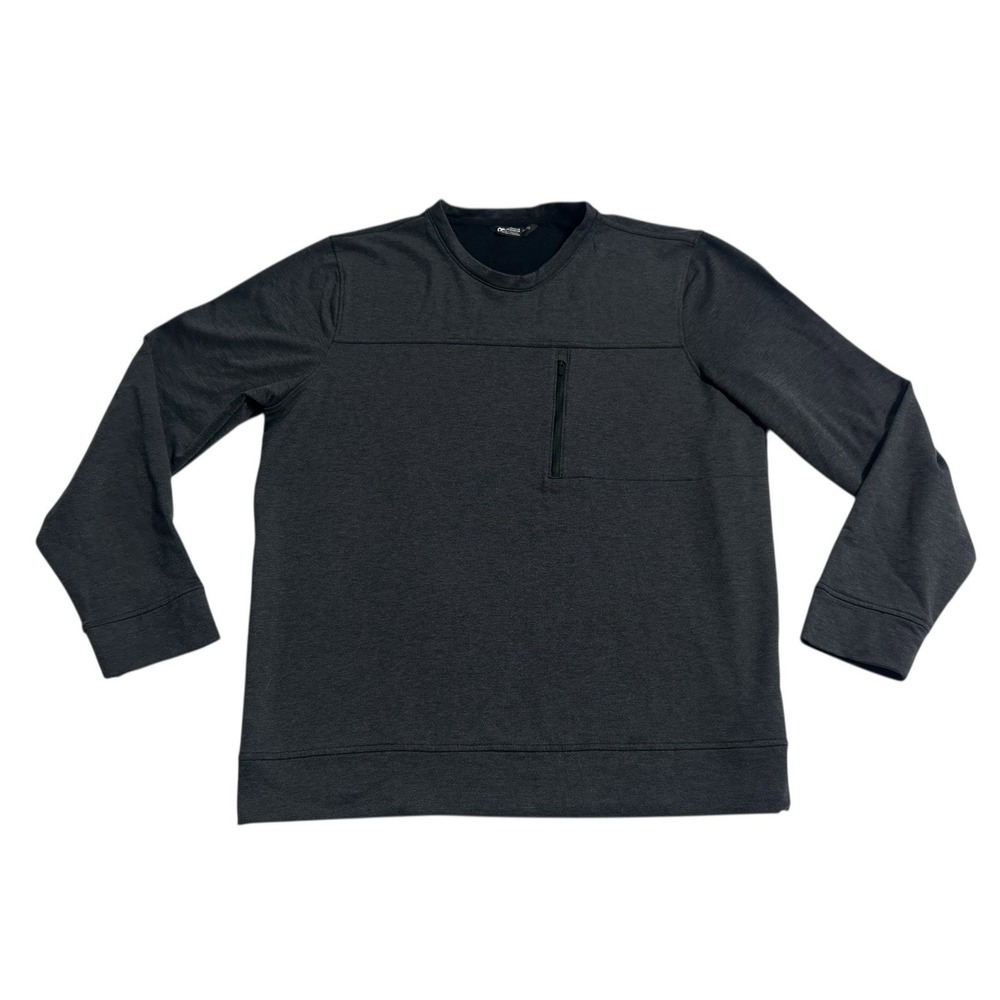 Outdoor‎ Research Men's Emersion Fleece Crew Sweatshirt Layer XL Gray Hiking